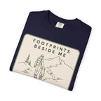 Footprints Beside T-Shirt