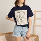 Footprints Beside T-Shirt