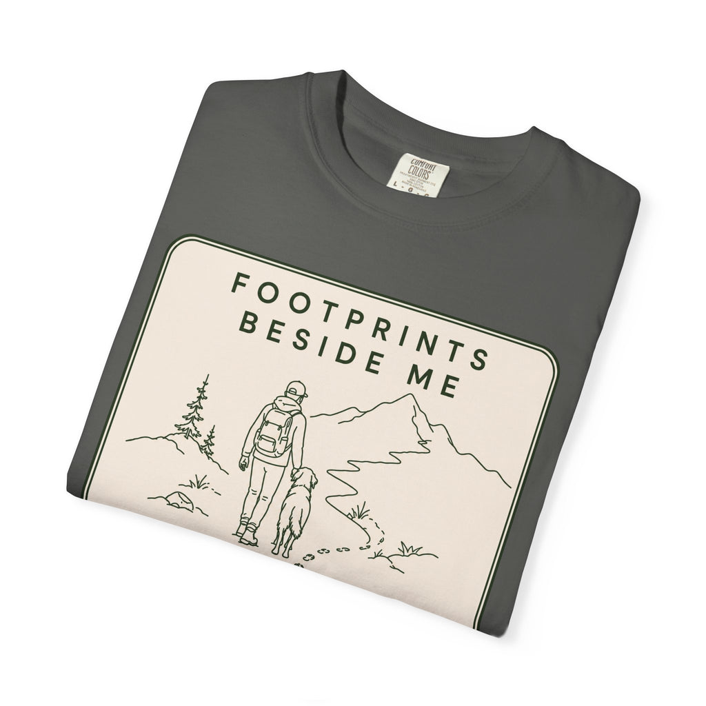 Footprints Beside T-Shirt