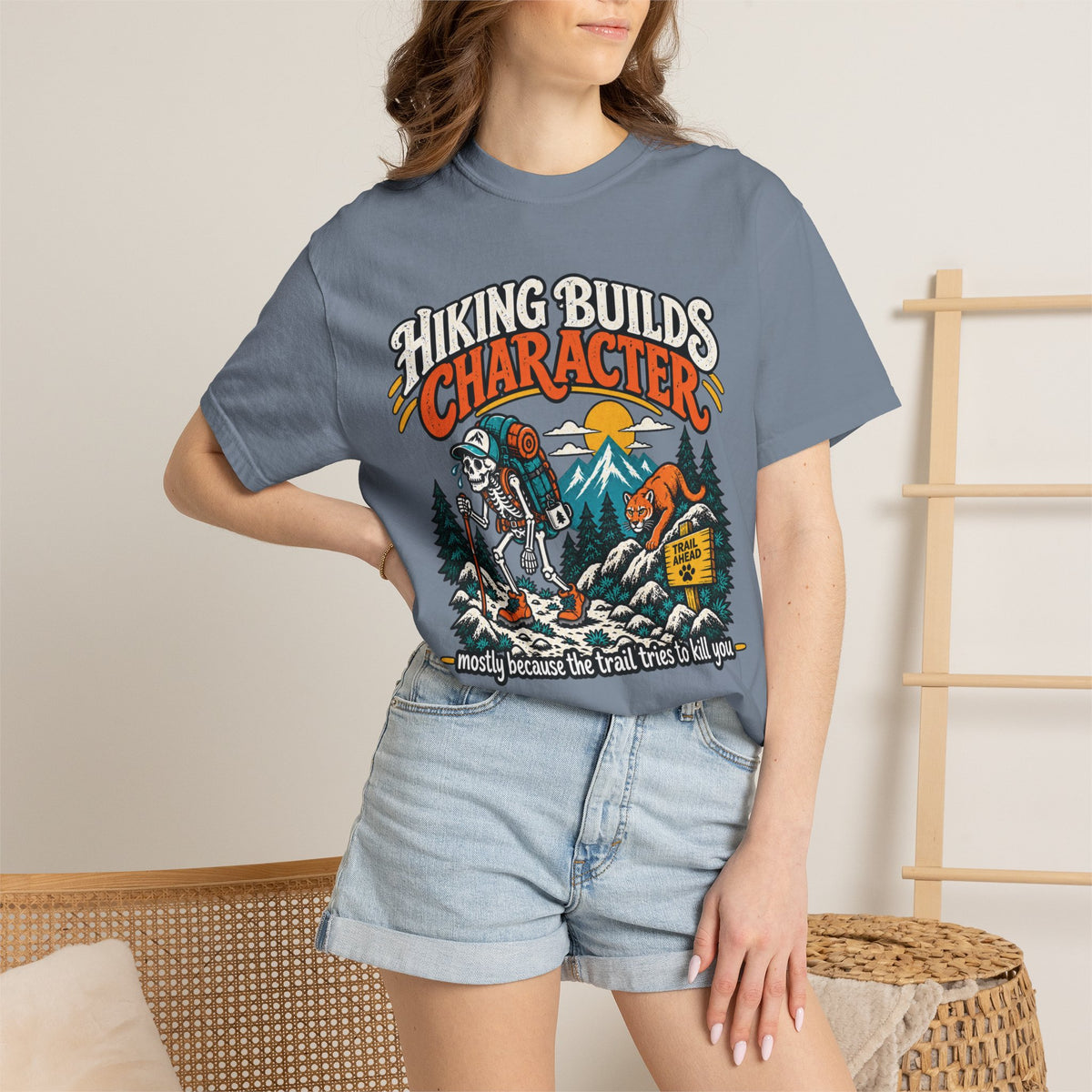 Hiking Builds Character T-Shirt