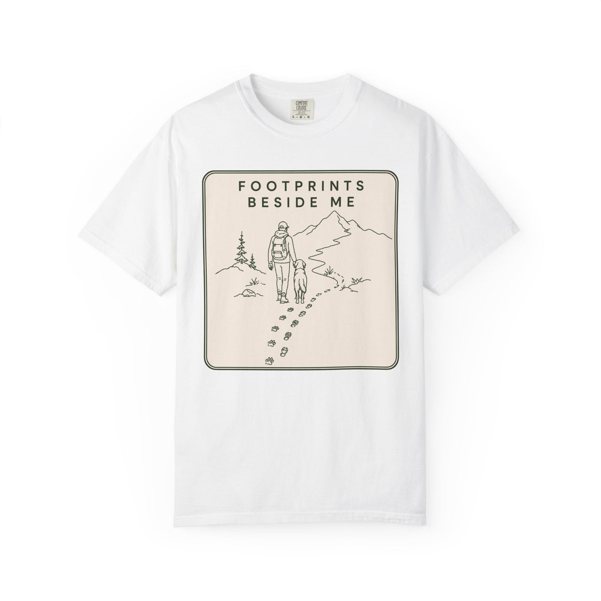 Footprints Beside T-Shirt