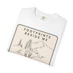 Footprints Beside T-Shirt