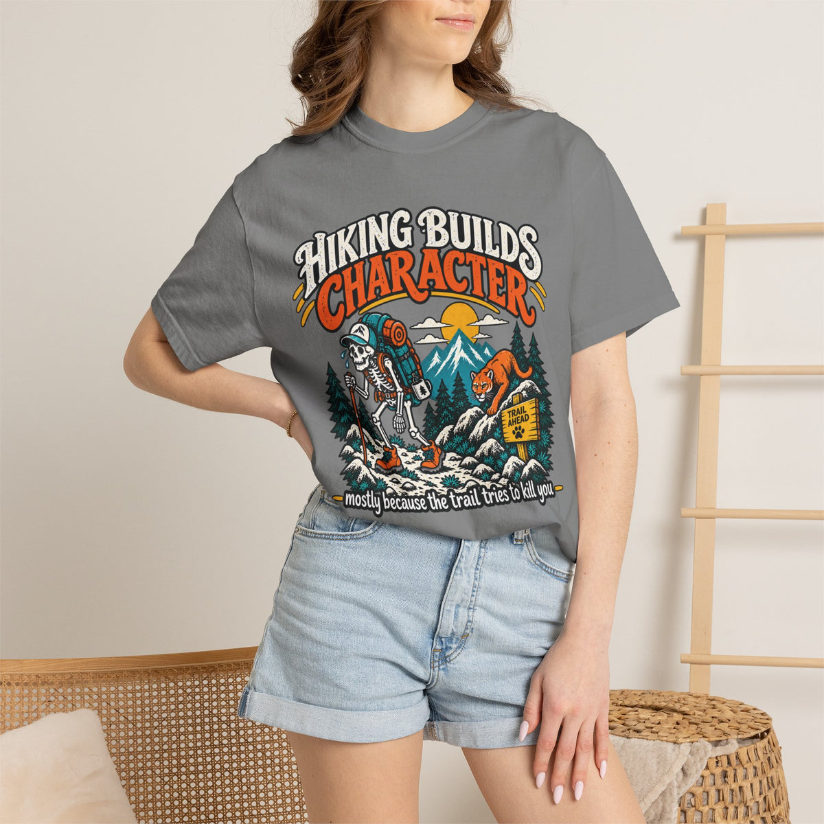 Hiking Builds Character T-Shirt