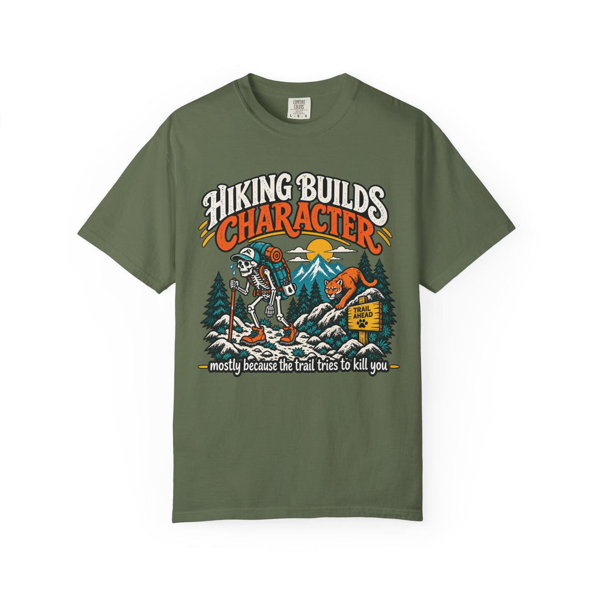 Hiking Builds Character T-Shirt