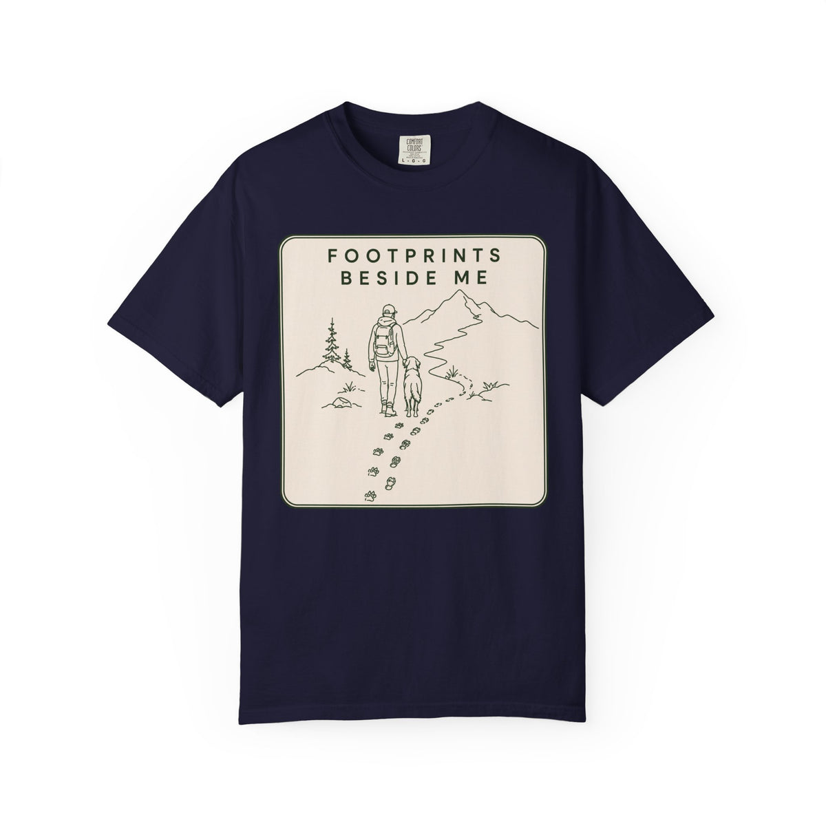 Footprints Beside T-Shirt