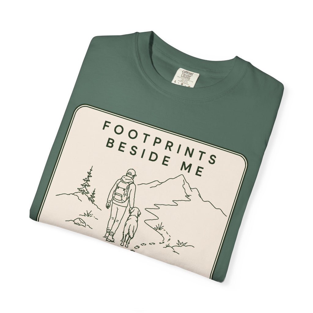 Footprints Beside T-Shirt