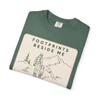 Footprints Beside T-Shirt