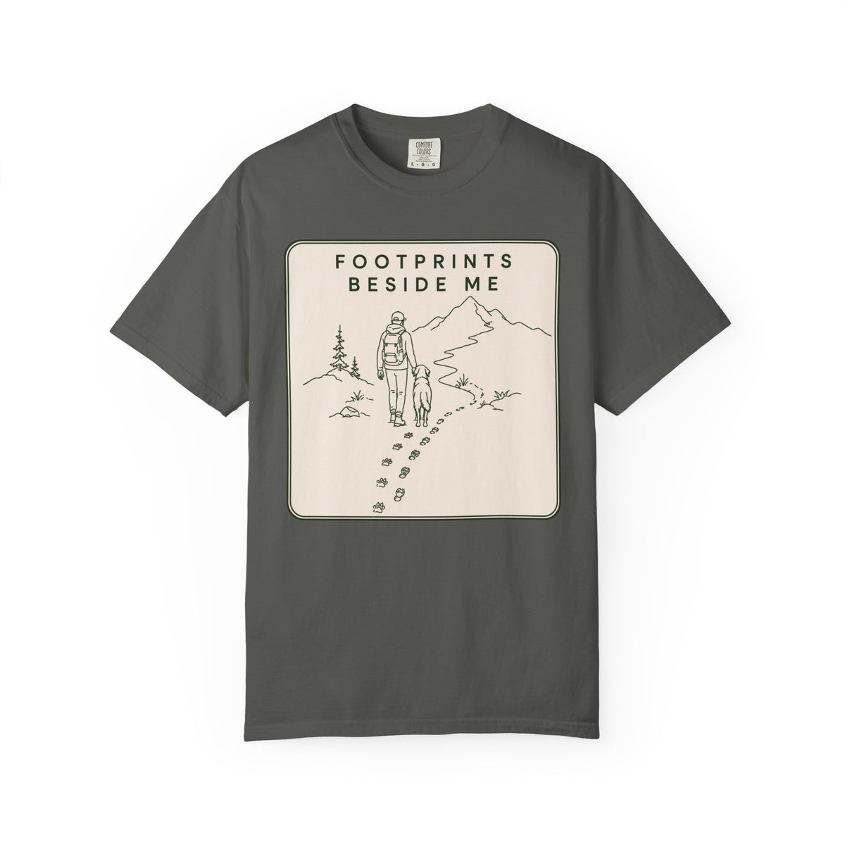 Footprints Beside T-Shirt