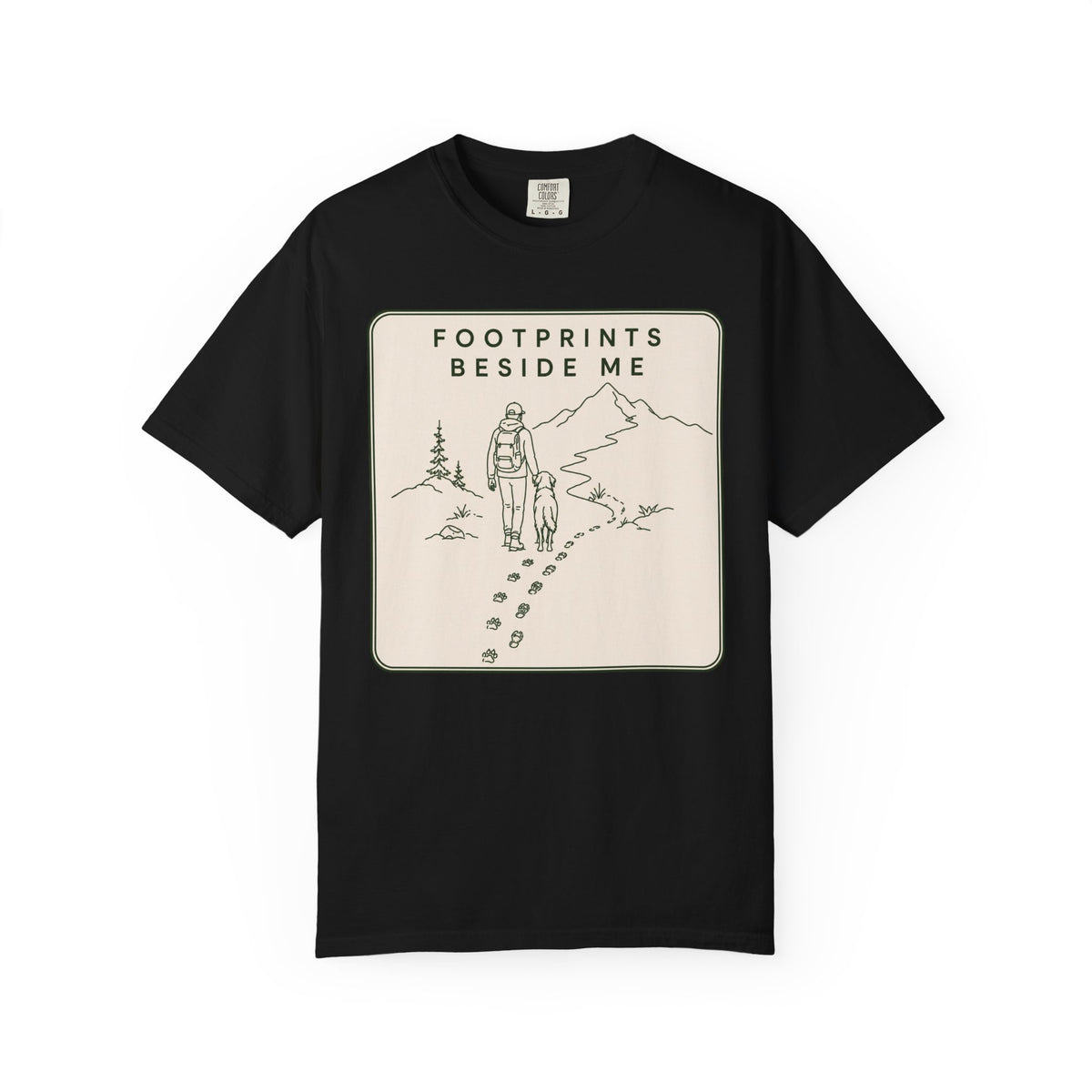 Footprints Beside T-Shirt